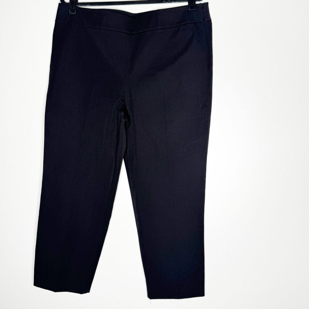 New Talbots Chatham Crop Pants Black Women's Size 16